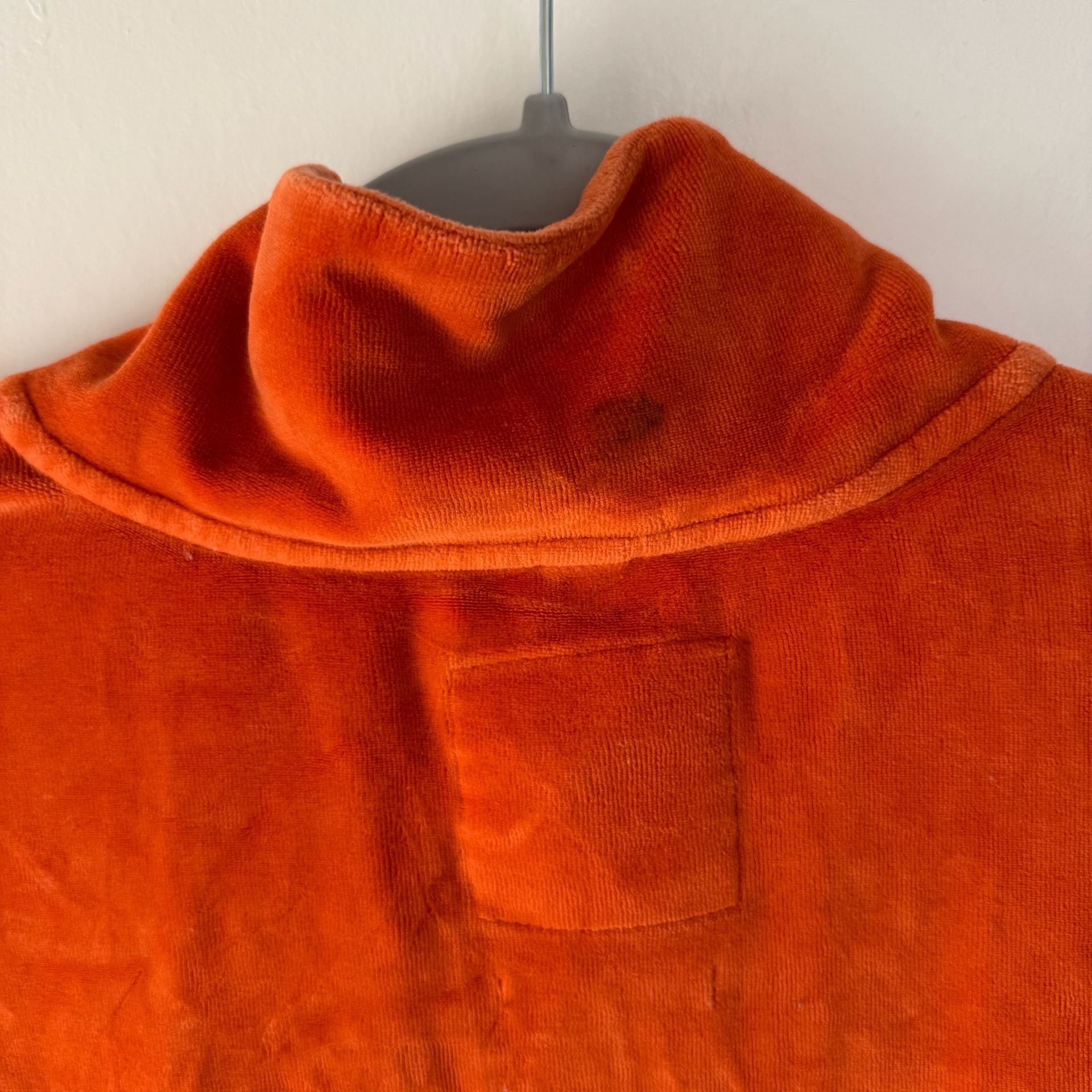 NAPA by Martine Rose Orange Velour Quarter Zip Jacket Napa x Martine Rose 8