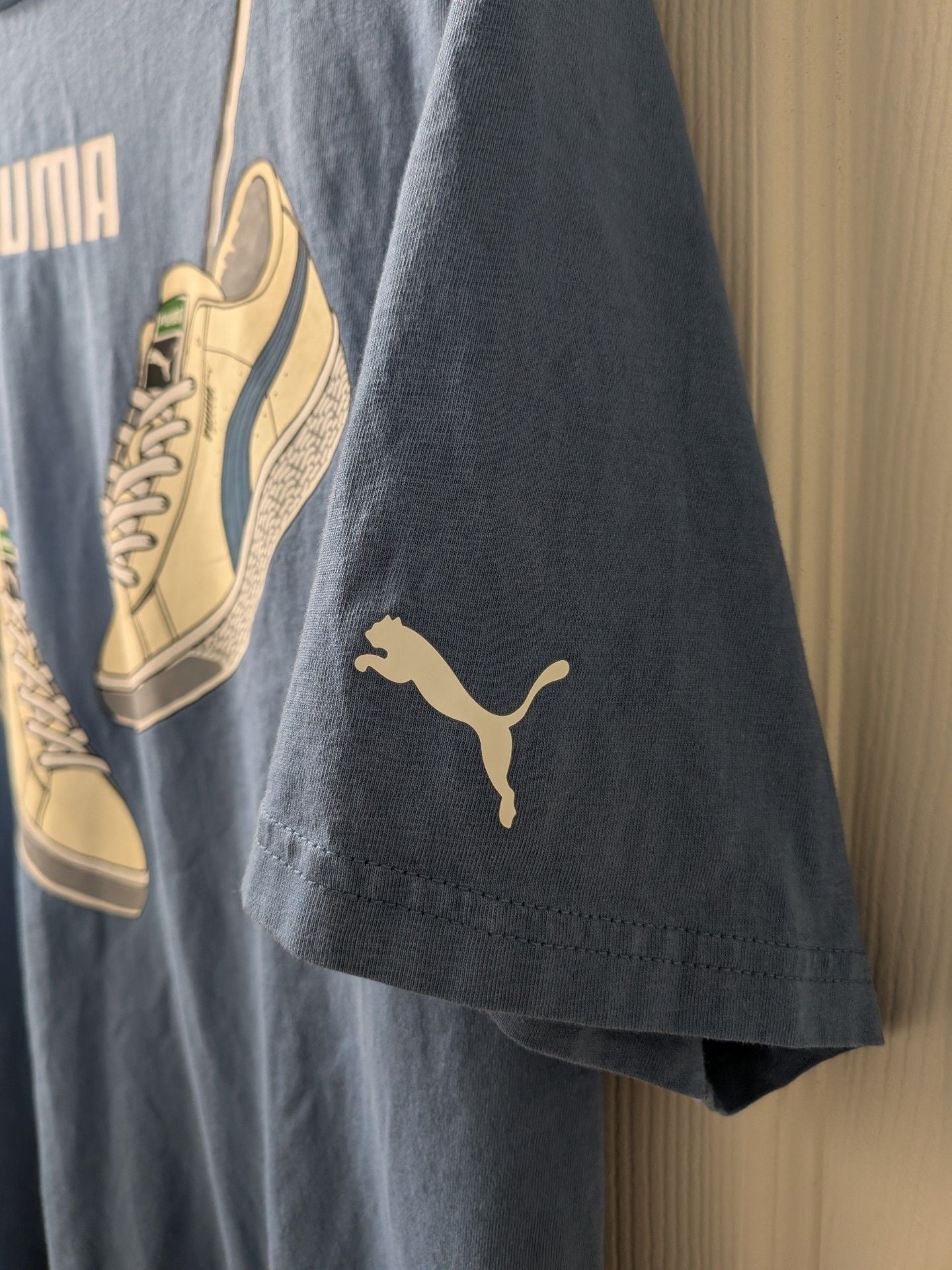 Puma Graphic Sneaker T-Shirt Blue 3