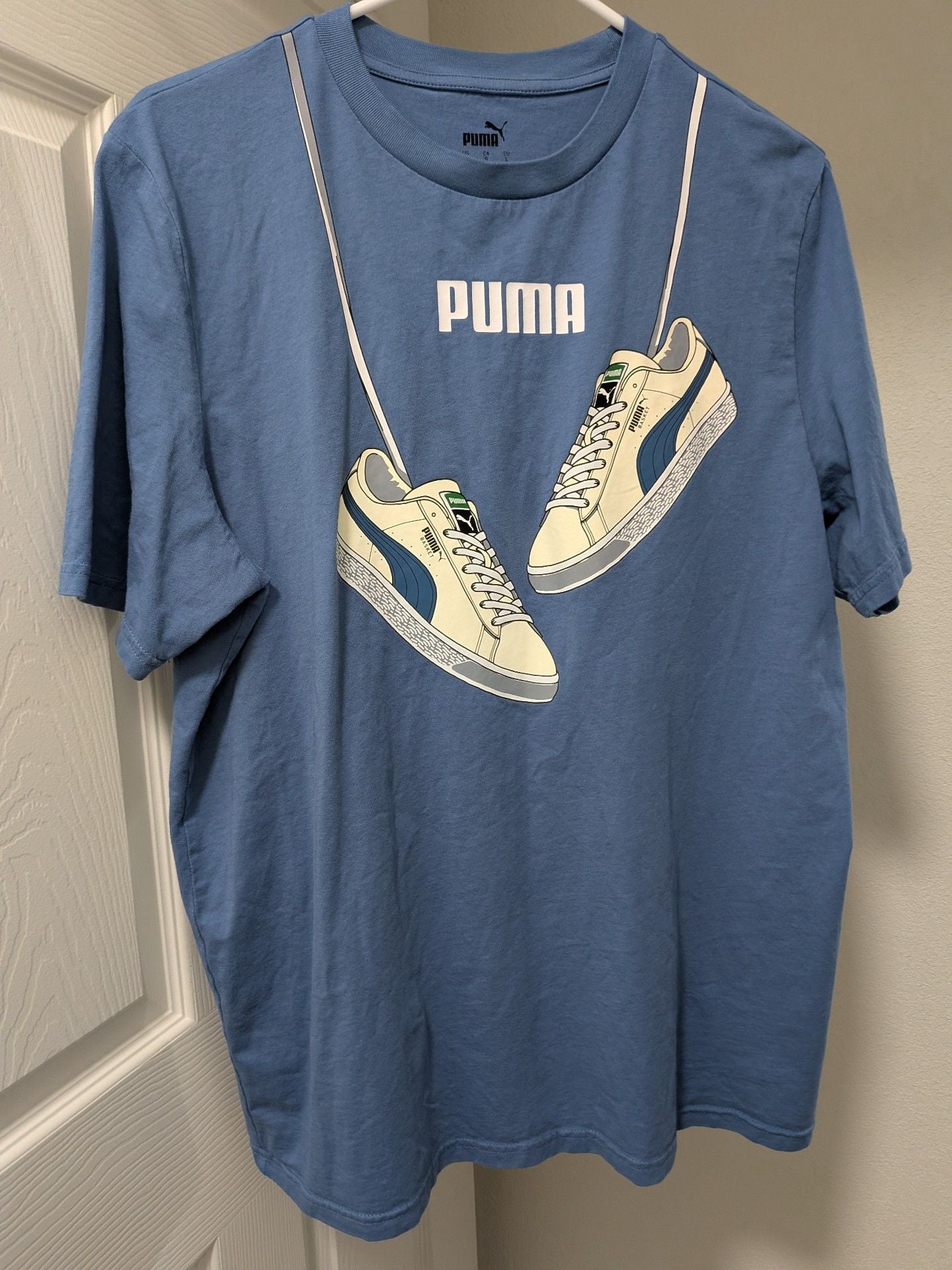 Puma Graphic Sneaker T-Shirt Blue 4