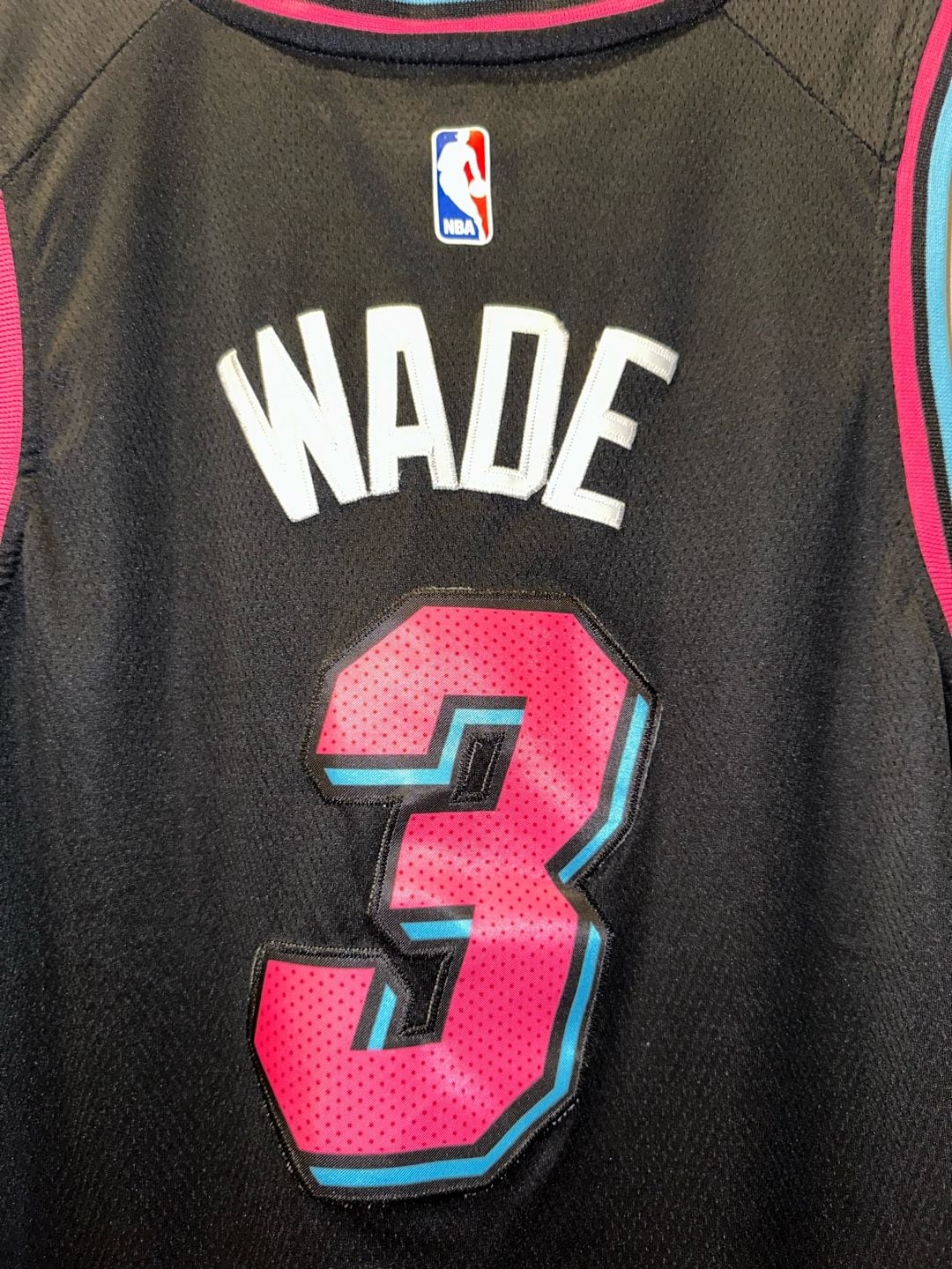 Nike Miami Heat Dwyane Wade 3 Vice Jersey Size 52 Black Swingman 5