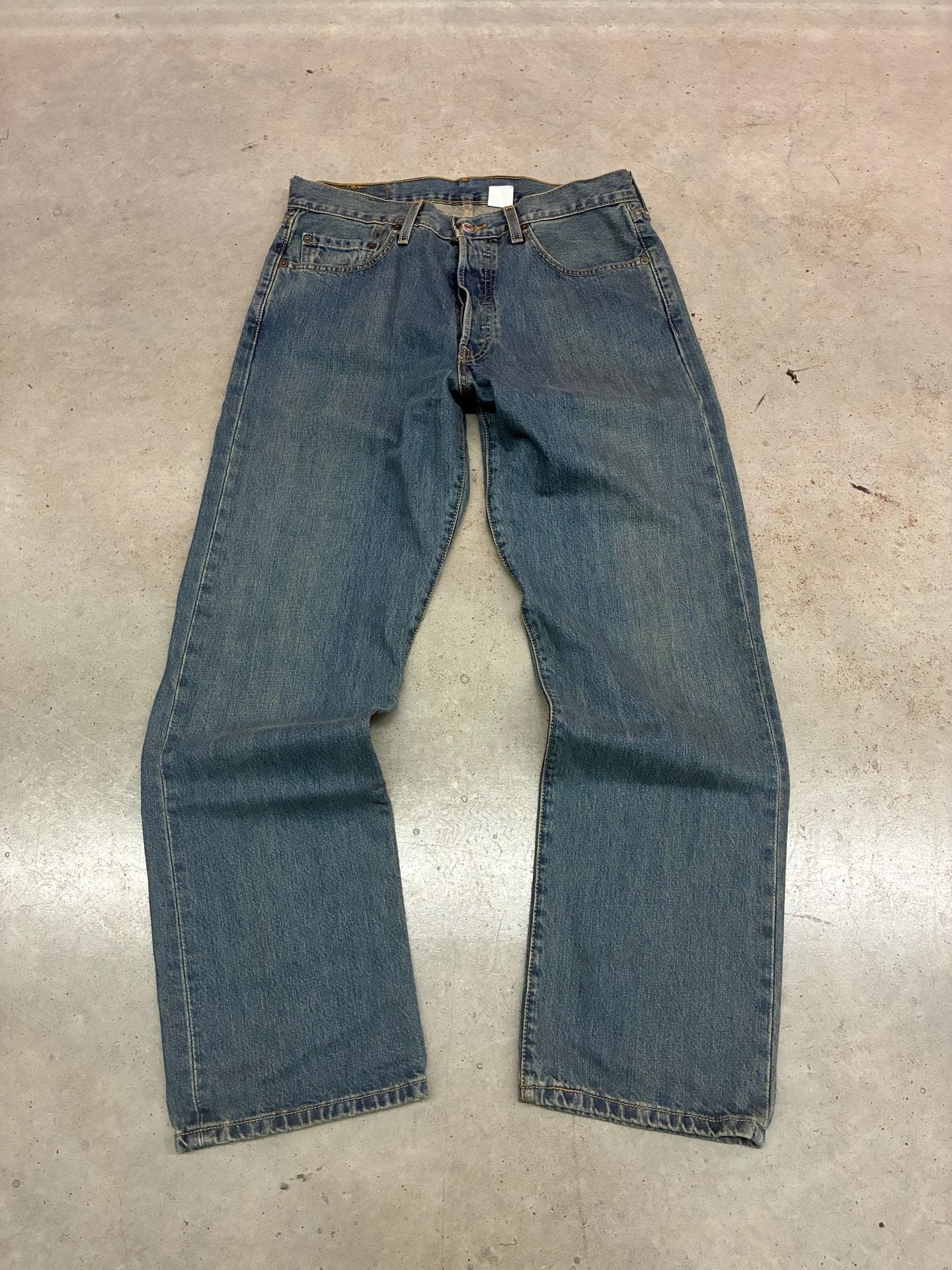 Levi's 501 XX Button Fly Jeans W33 L30 Blue Denim Vintage 3