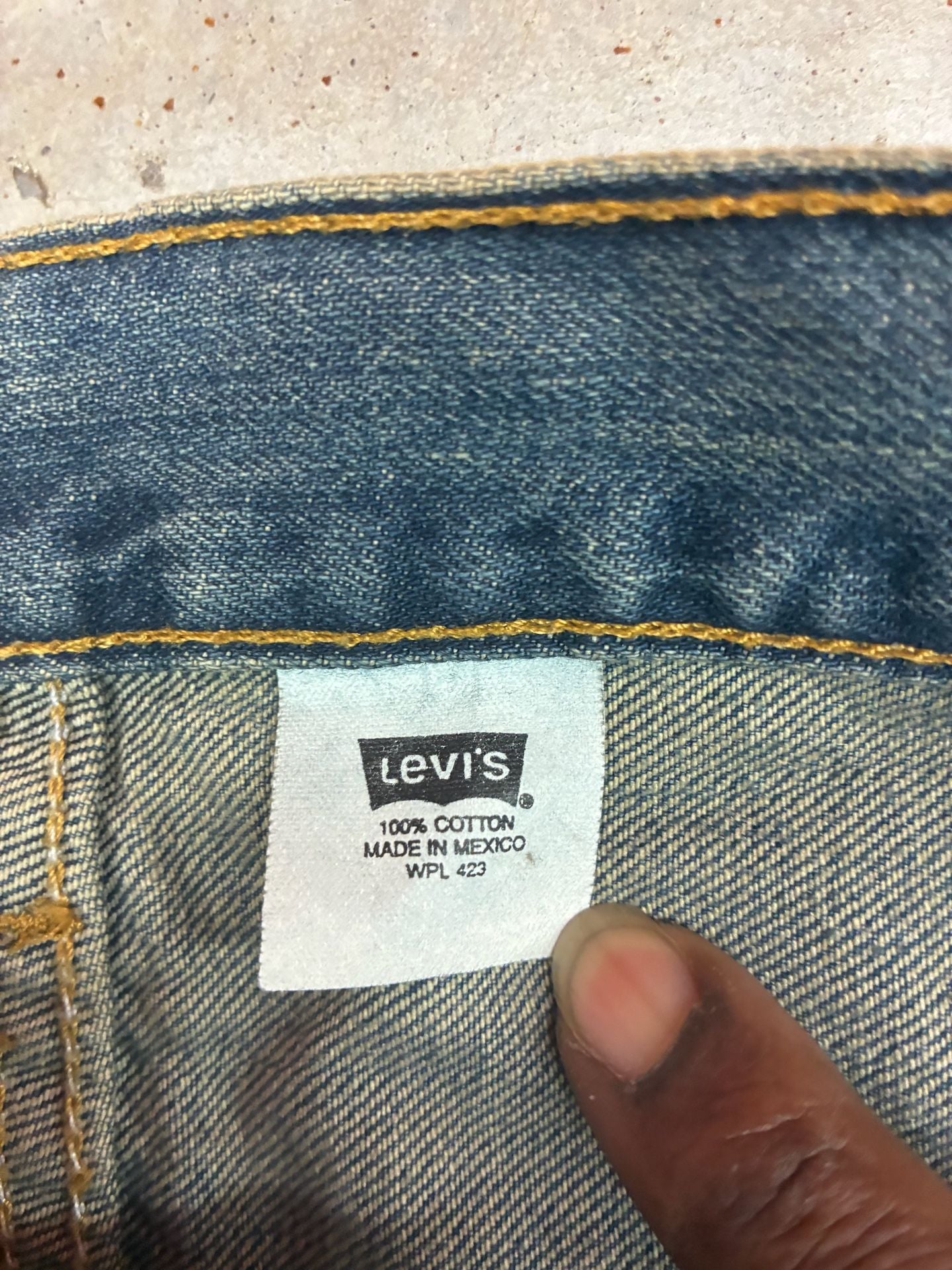 Levi's 501 XX Button Fly Jeans W33 L30 Blue Denim Vintage 4