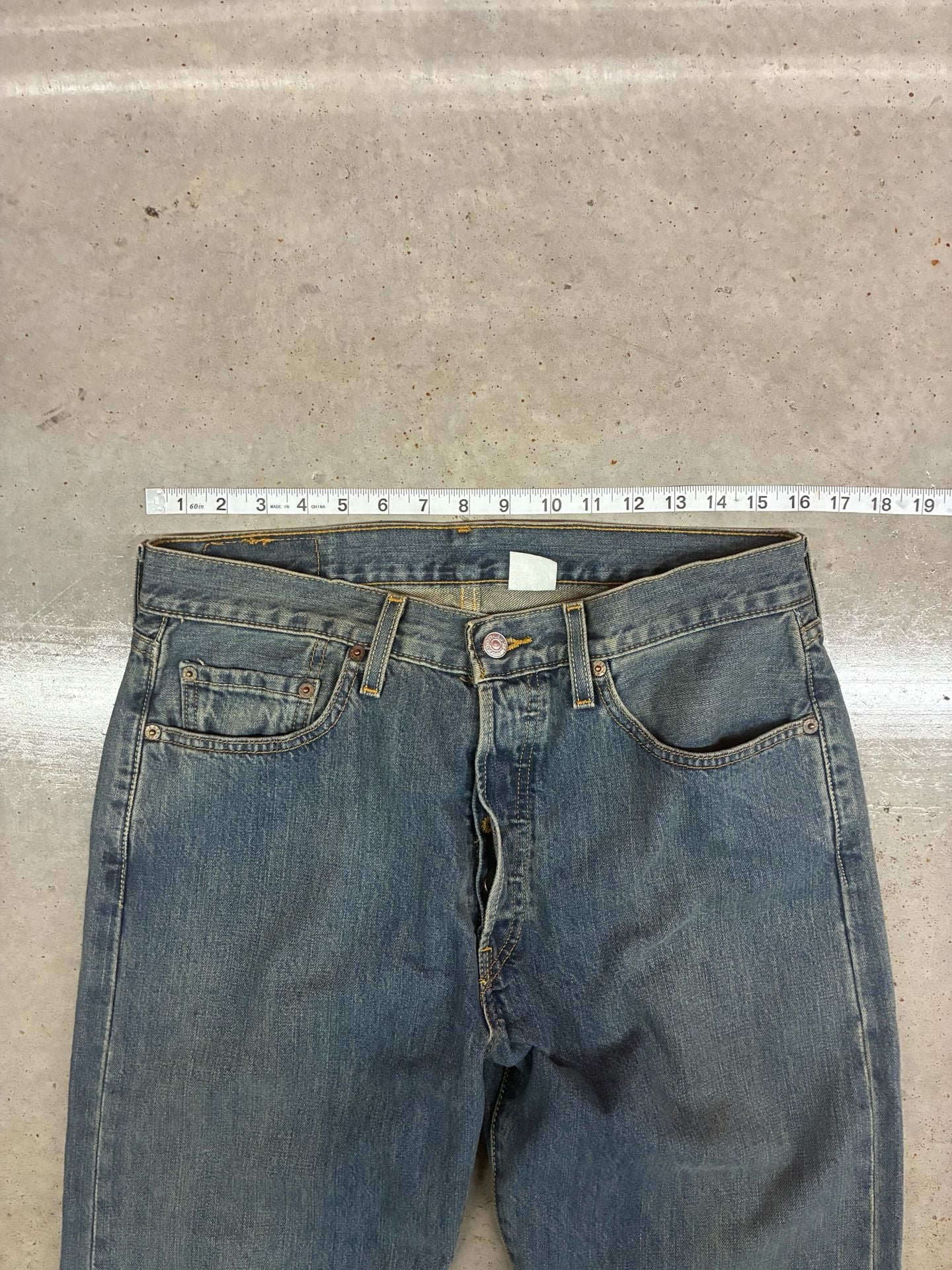 Levi's 501 XX Button Fly Jeans W33 L30 Blue Denim Vintage 7