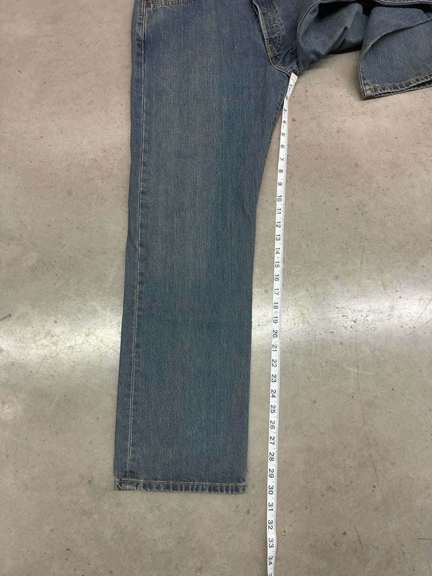 Levi's 501 XX Button Fly Jeans W33 L30 Blue Denim Vintage 8