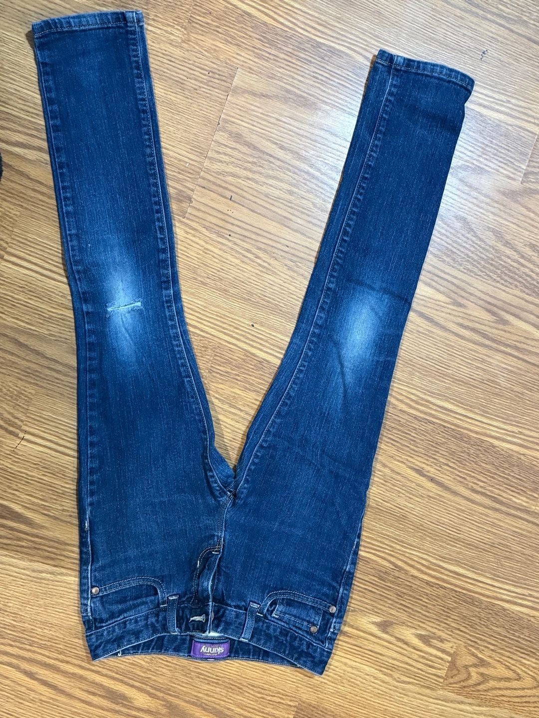 Old Navy Skinny Jeans Size 10 Blue Denim Mid Rise Stretch 2