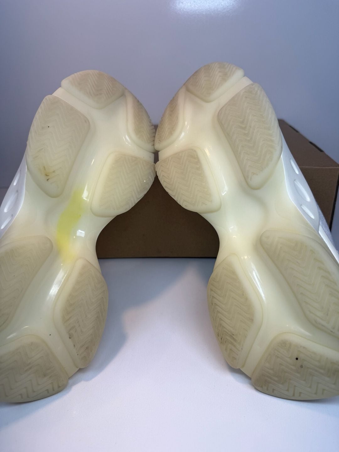 Steve Madden Myles Quilted Chunky Sneakers White 4