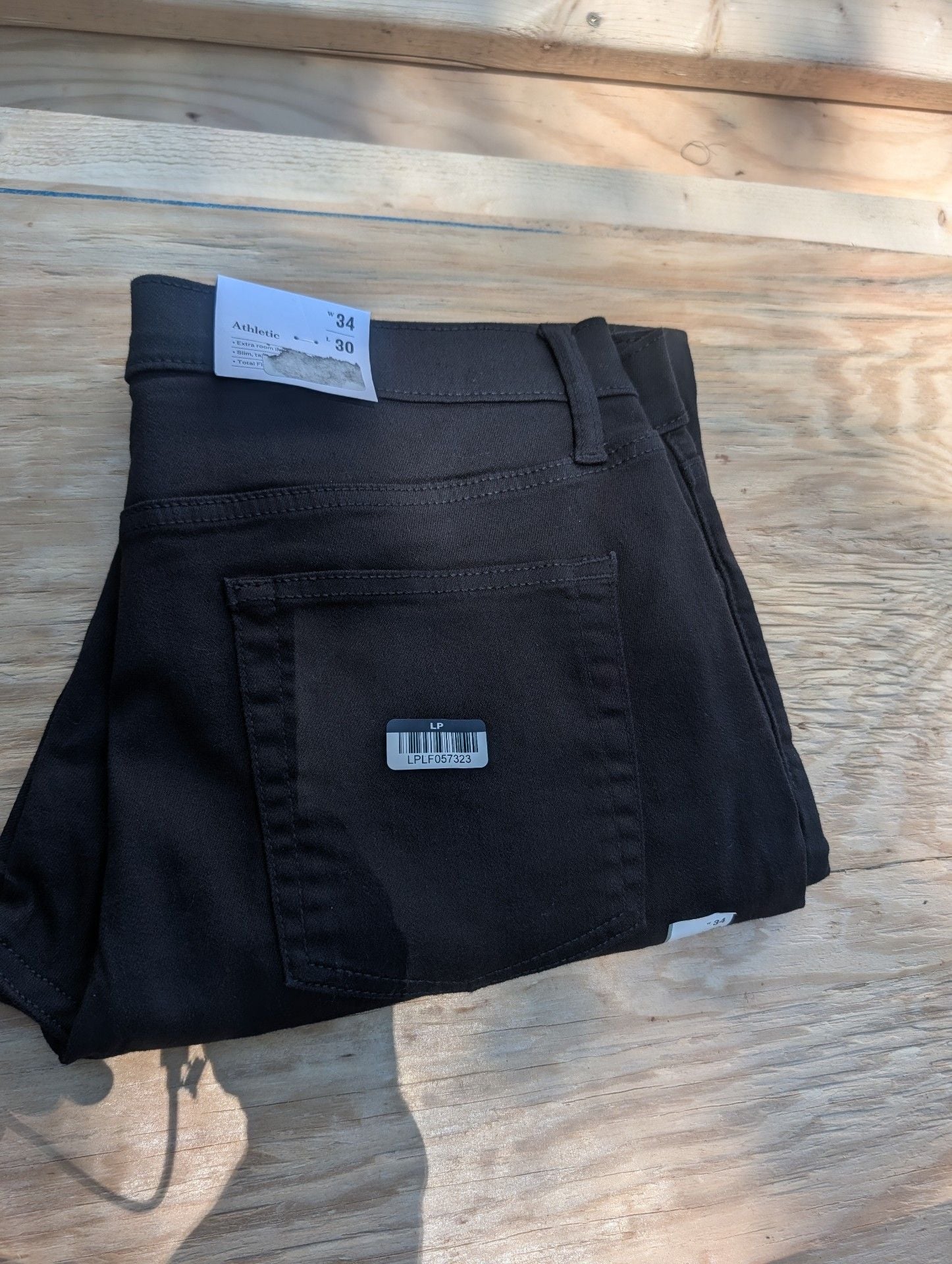 Goodfellow & Co Athletic Fit Jeans W34 L30 Black Denim 1