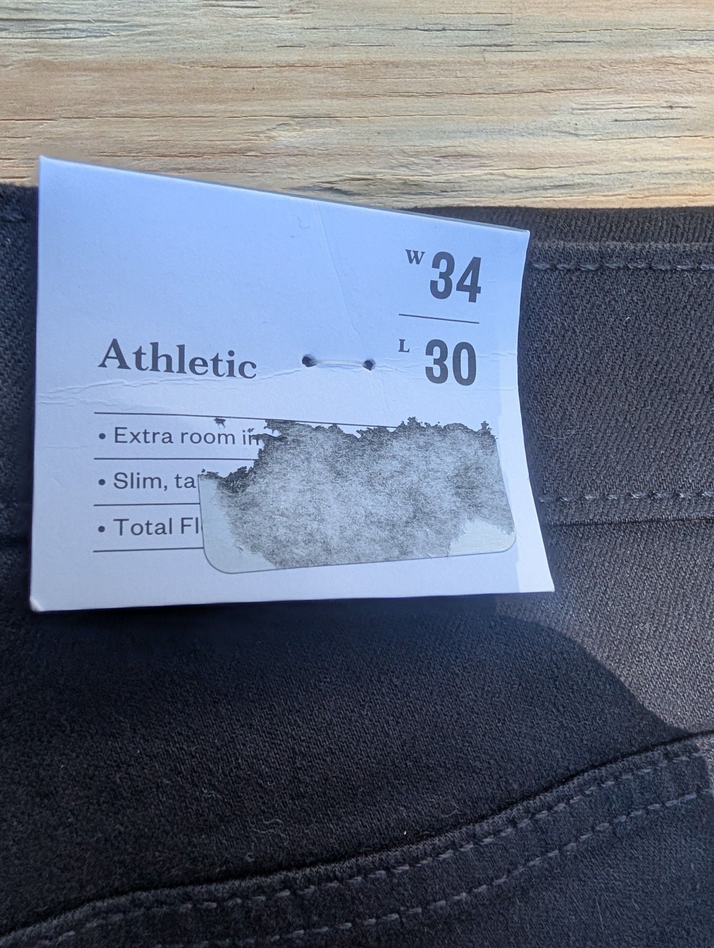 Goodfellow & Co Athletic Fit Jeans W34 L30 Black Denim 2