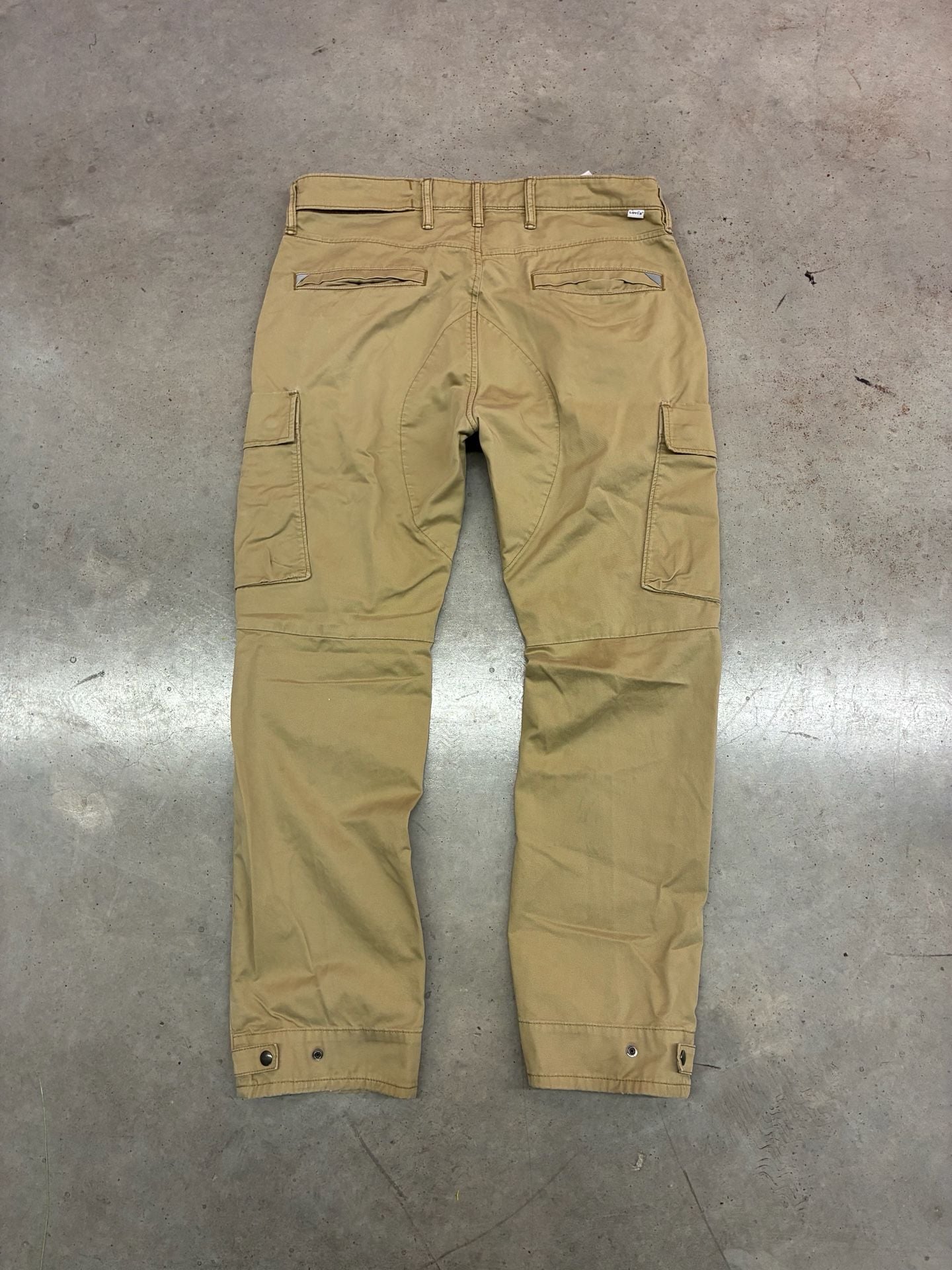 Levi's Cargo Pants Size W38 L32 Khaki Brown Workwear Trousers 11