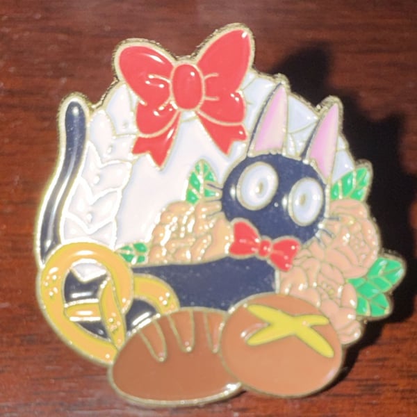 Studio Ghibli Kiki's Delivery Service Jiji Cat Enamel Pin