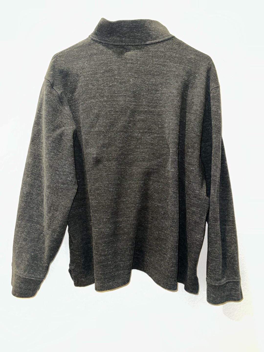 Polo Ralph Lauren Estate Rib Quarter Zip Pullover Size L Gray 5