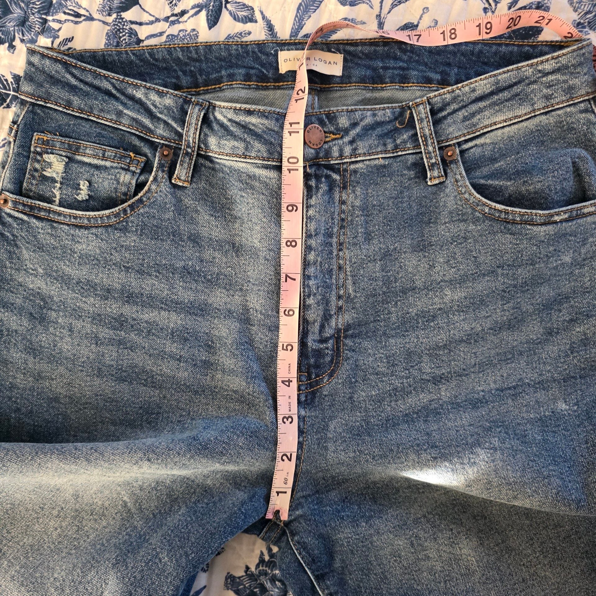 Oliver Logan Aberdeen High Rise Wide Leg Crop Jeans - Size 31 EUC
 10
