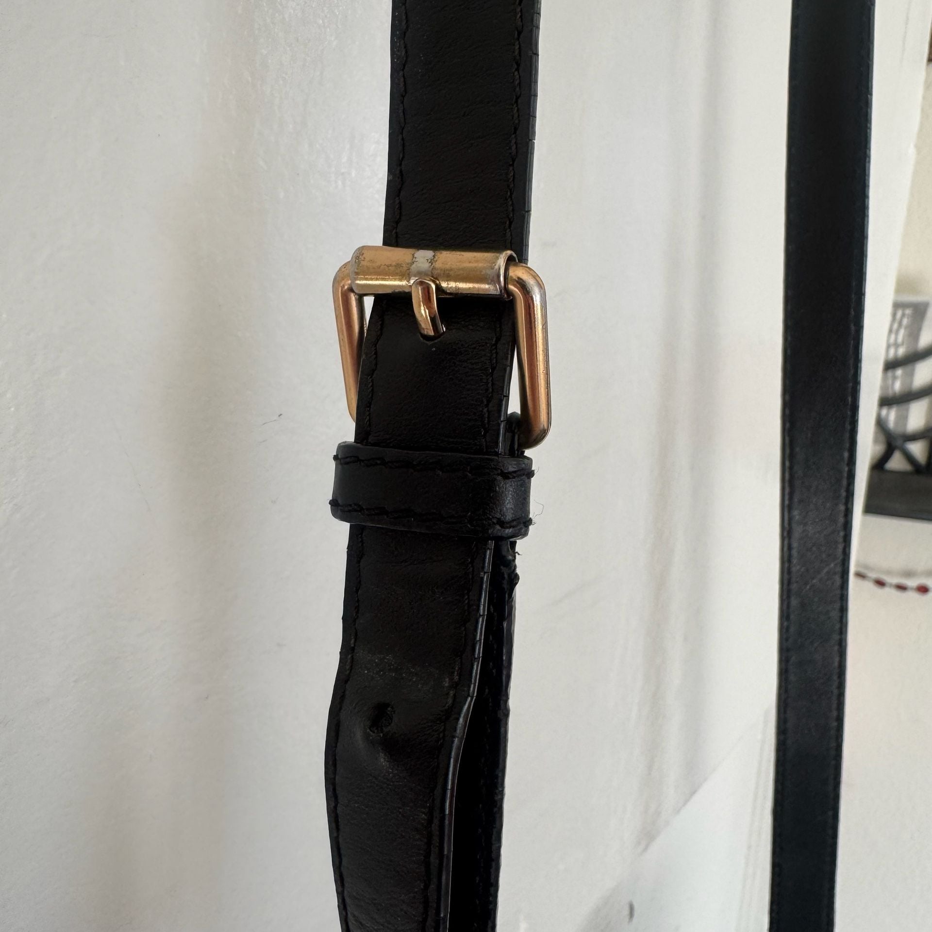 See By Chloe Black Leather Crossbody Bag with Tassels and Gold Hardware 6