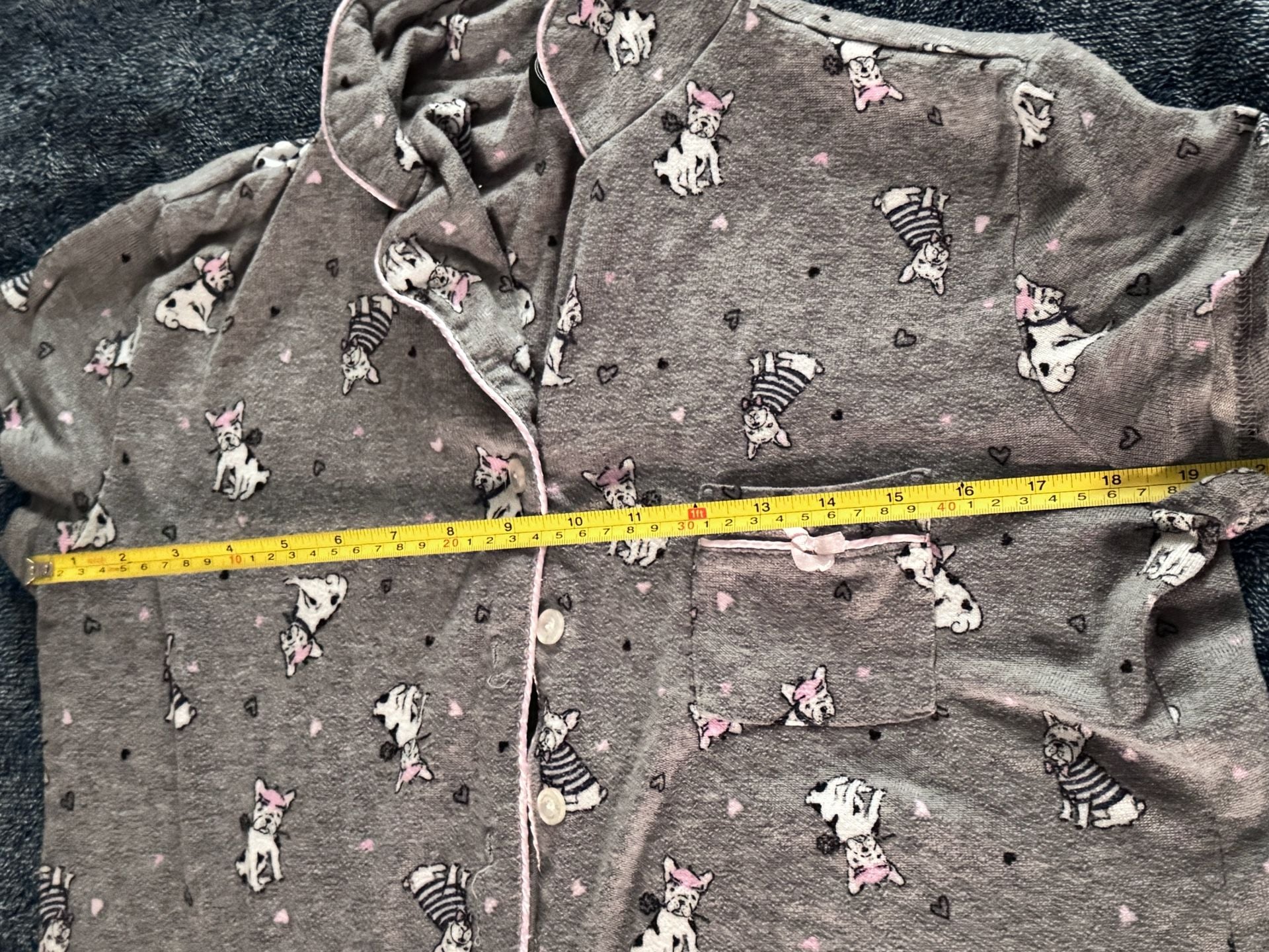Laura Ashley Scottie Dog Pajama Set M (8-10) 3