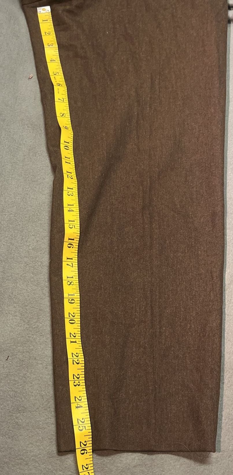 Valger Brown Wool Blazer and Pants Suit Set Size 12 20