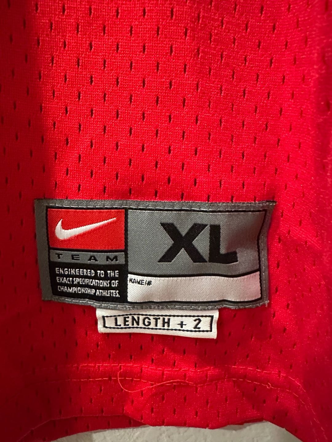 Nike Chicago Bulls Williams 22 Basketball Jersey Size XL Red NBA Team 5