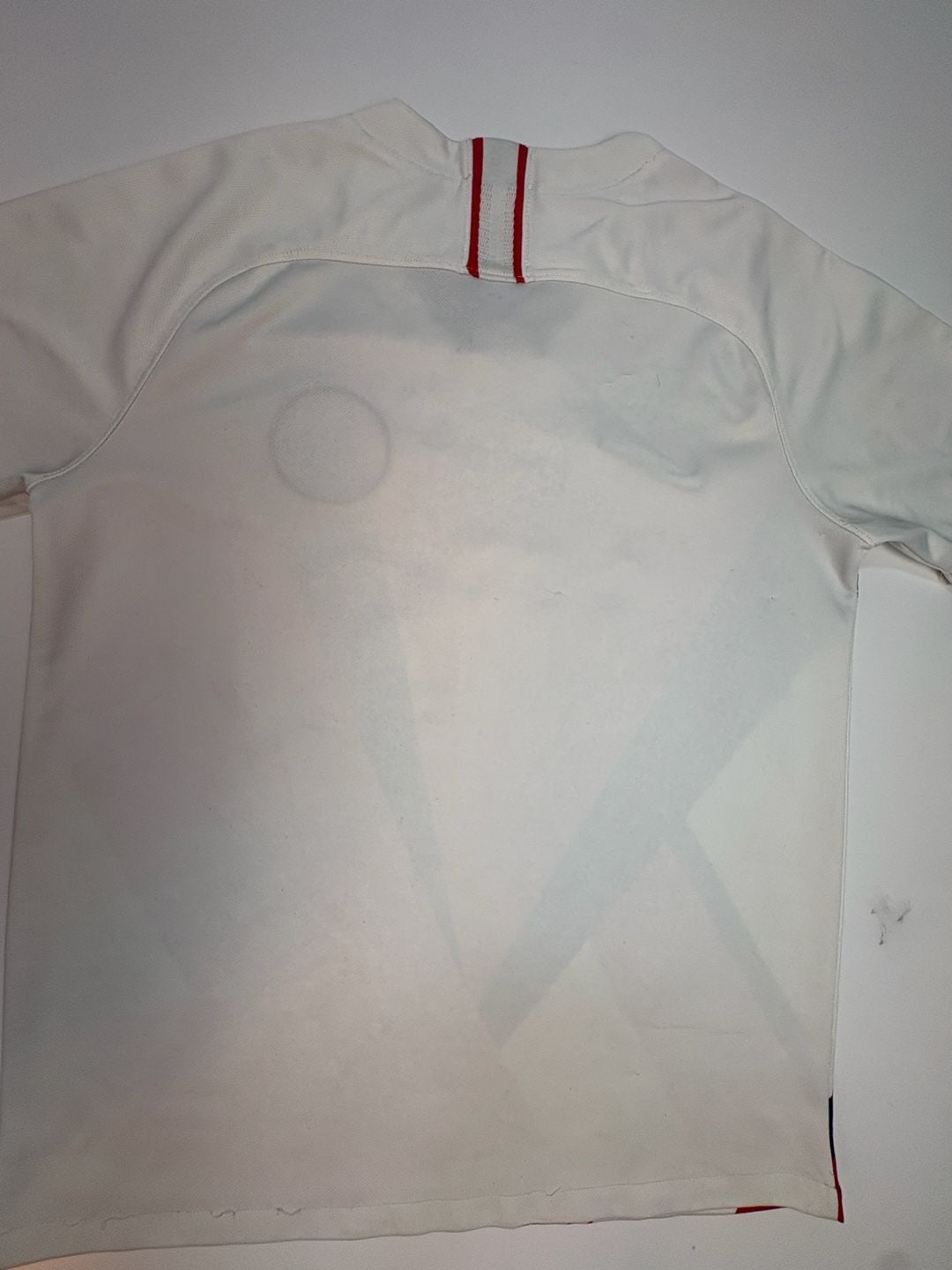 Nike PSG Paris Saint-Germain Dri-FIT Soccer Jersey White Red Navy ALL 3