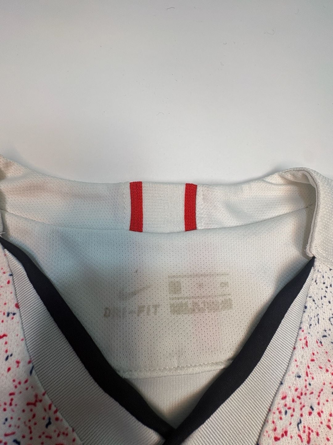 Nike PSG Paris Saint-Germain Dri-FIT Soccer Jersey White Red Navy ALL 4