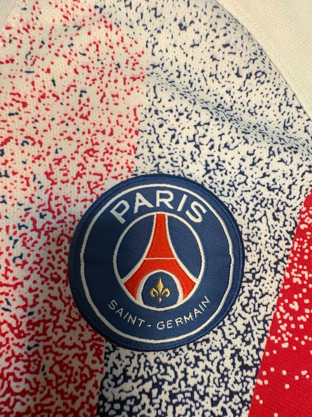 Nike PSG Paris Saint-Germain Dri-FIT Soccer Jersey White Red Navy ALL 8