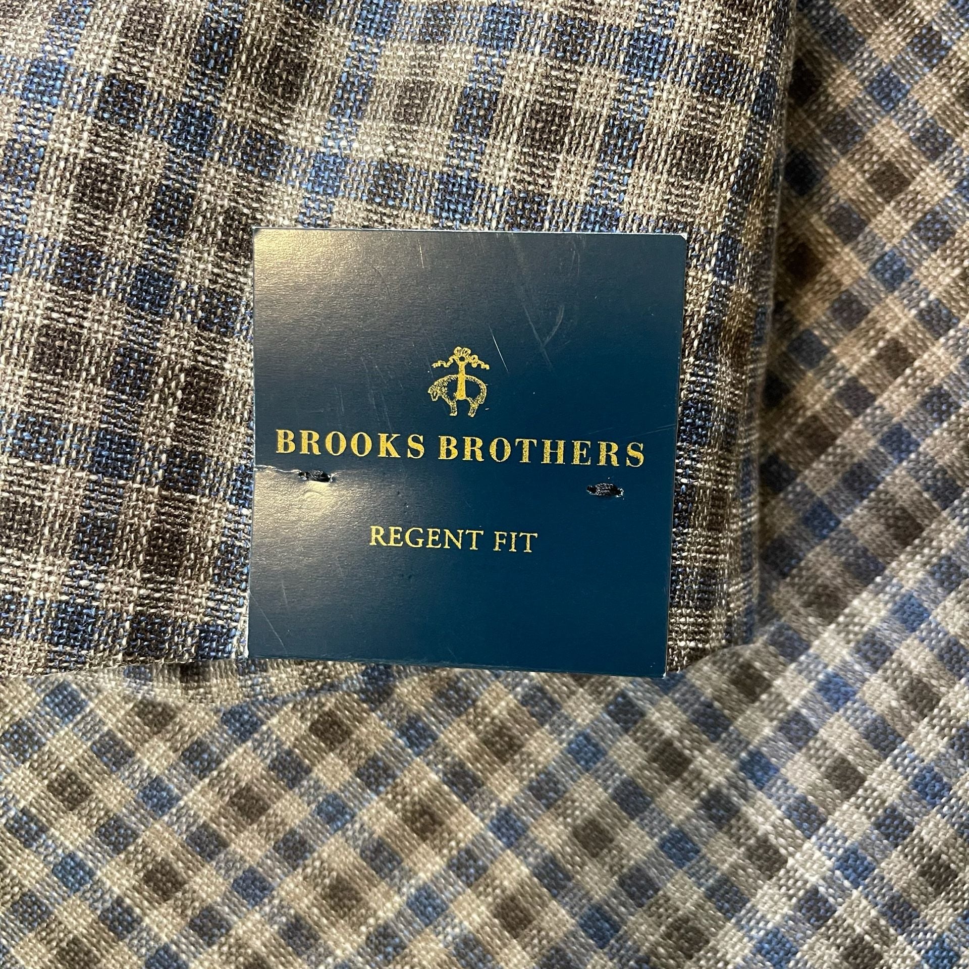 Brooks Brothers Regent Fit Sport Coat Size 48 Long Plaid Check Blazer 4