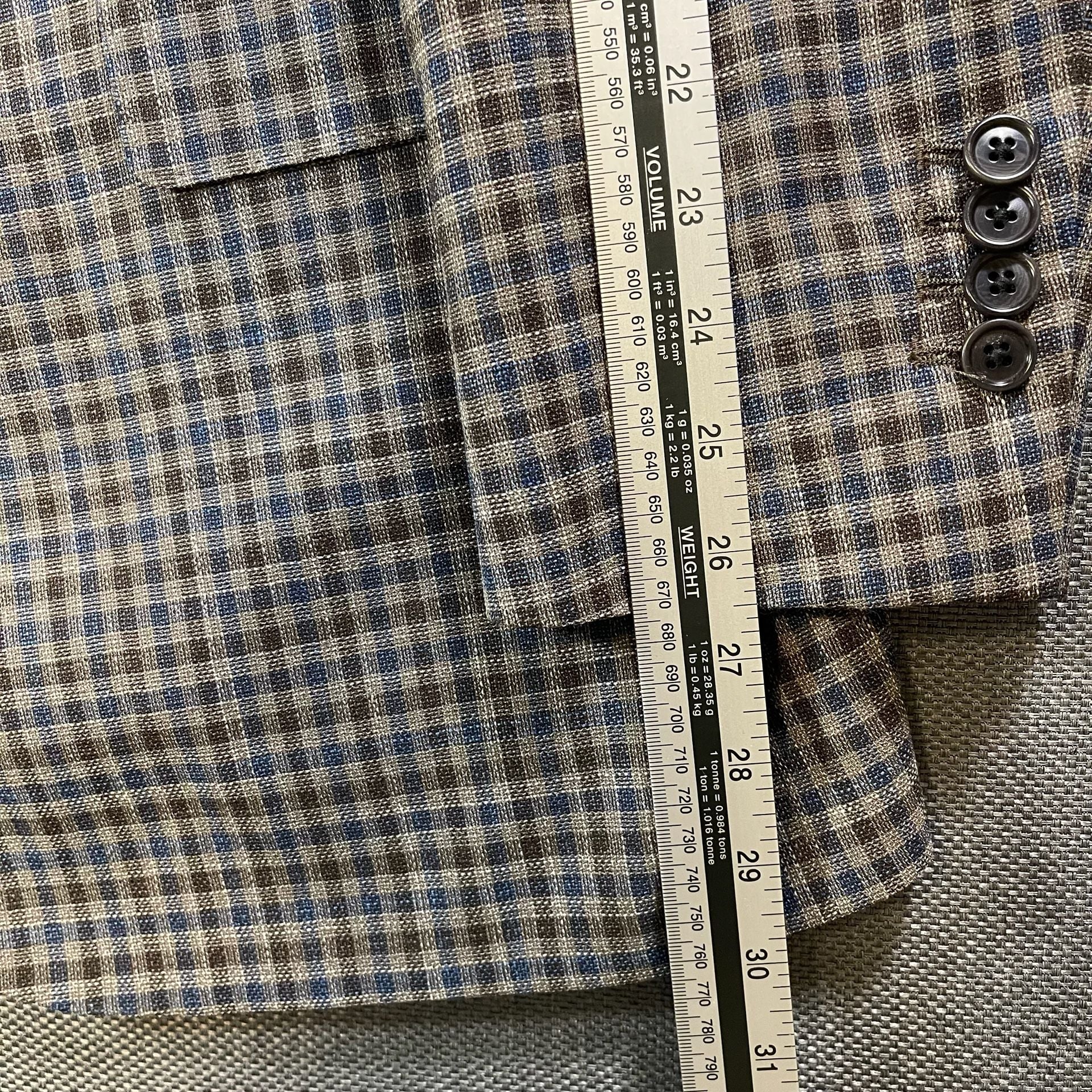 Brooks Brothers Regent Fit Sport Coat Size 48 Long Plaid Check Blazer 18