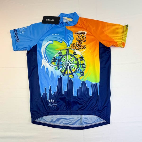Primal Wear Bike MS City to Shore 2022 Cycling Jersey Unisex Size Small