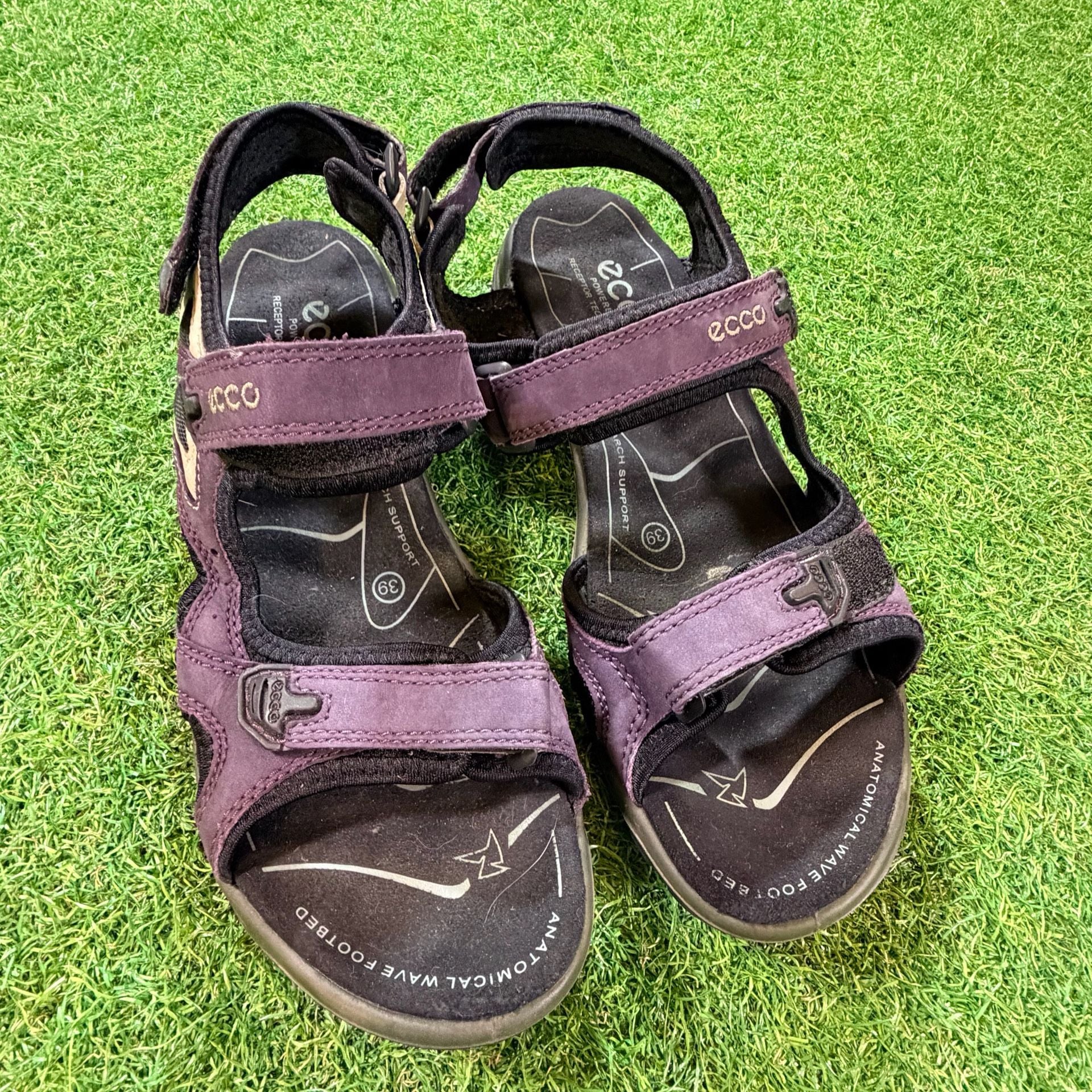 ECCO Yucatan Receptor Sandals Size 39 Purple Outdoor Hiking 3