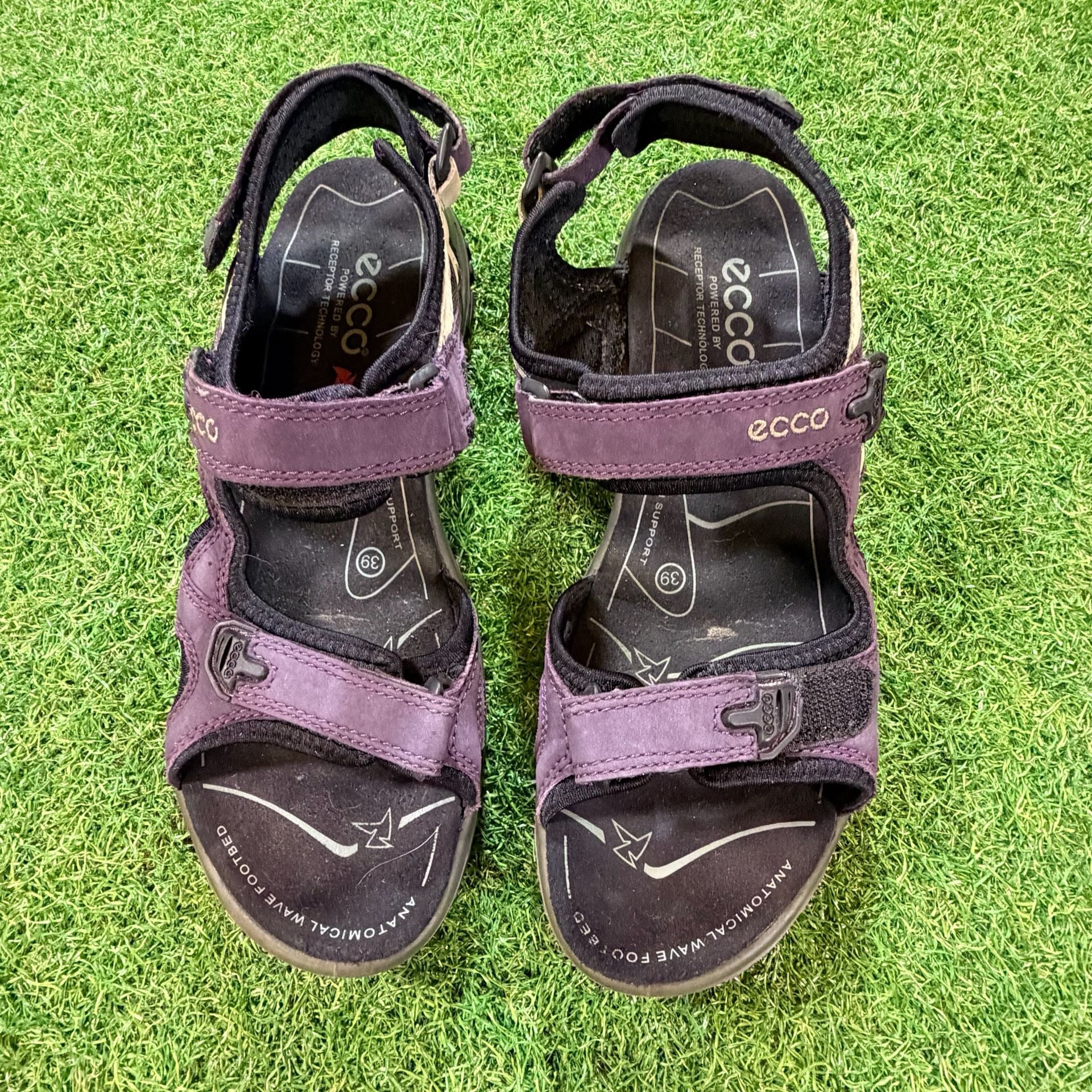 ECCO Yucatan Receptor Sandals Size 39 Purple Outdoor Hiking 4
