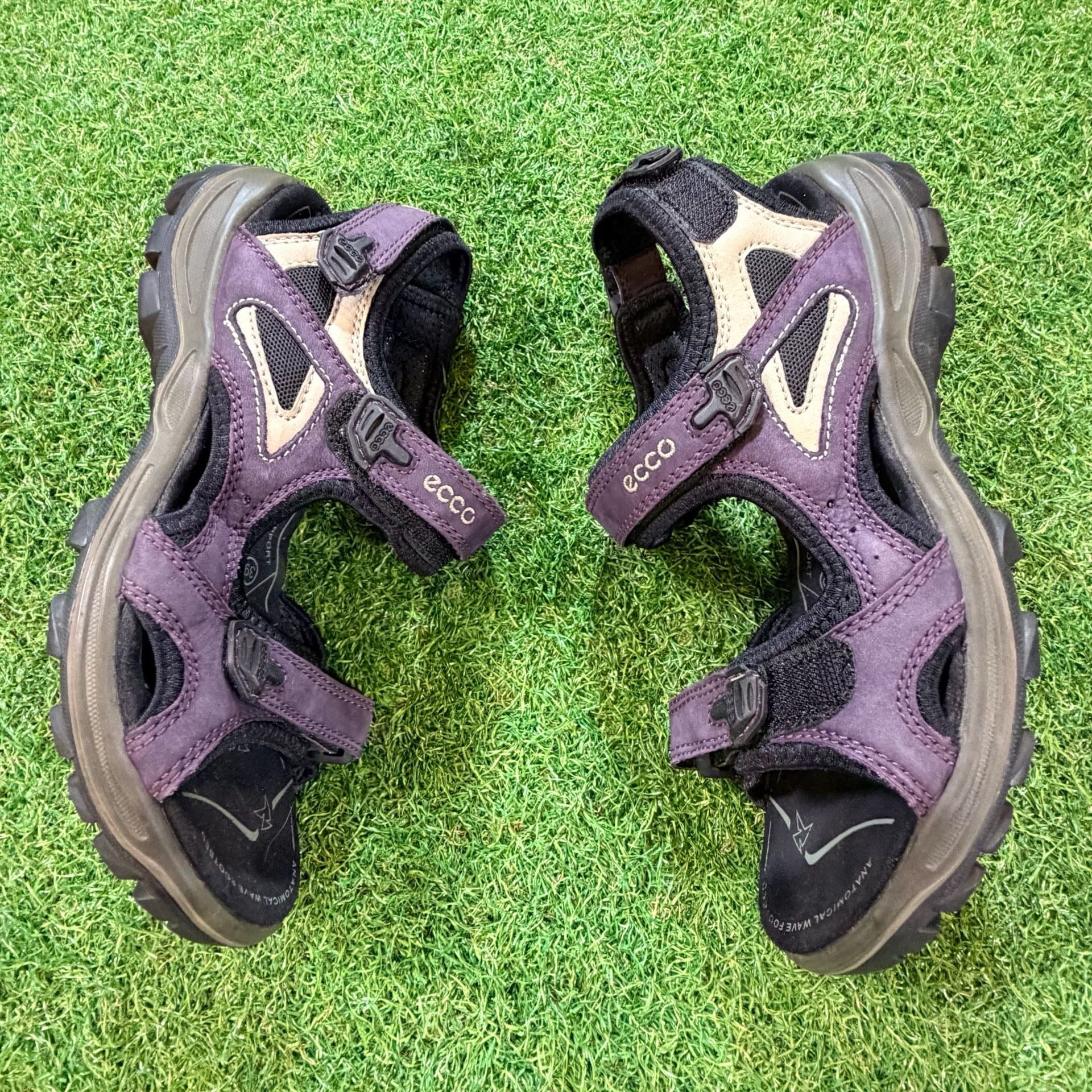ECCO Yucatan Receptor Sandals Size 39 Purple Outdoor Hiking 5