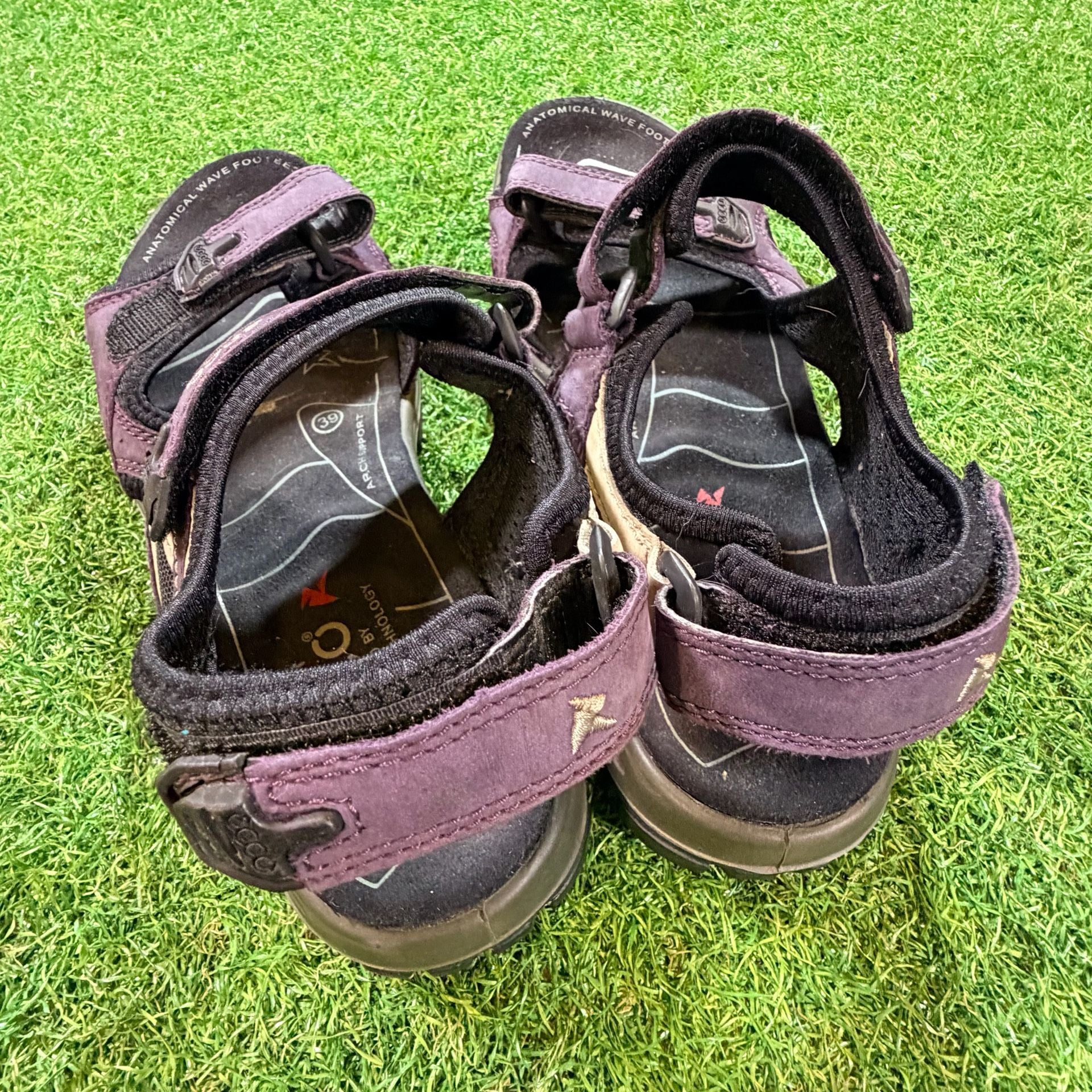 ECCO Yucatan Receptor Sandals Size 39 Purple Outdoor Hiking 7