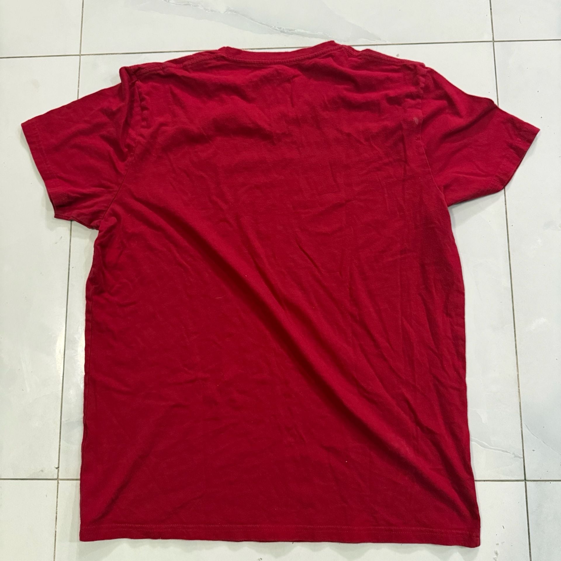 Hollister V-Neck T-Shirt Red 3