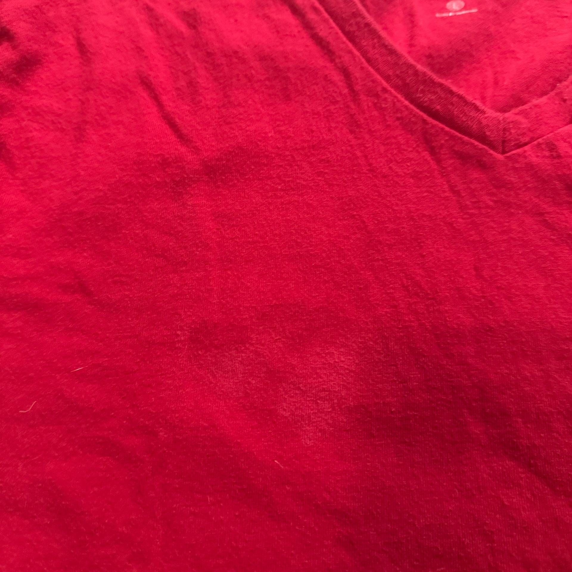 Hollister V-Neck T-Shirt Red 6