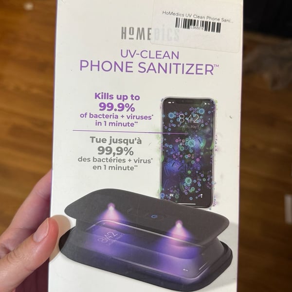NEW Homemetics UV Phone Sanitizer for Cell phones.