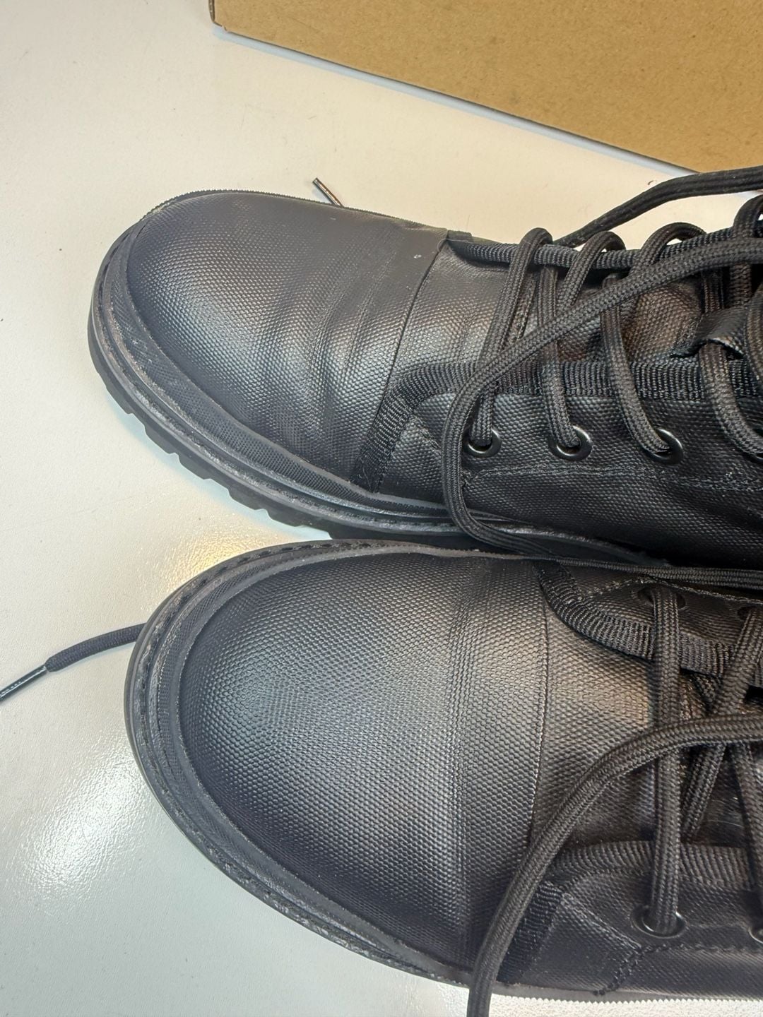 Calvin Klein KCBSBOOT2 combat boots in black size 9.5 men’s 7