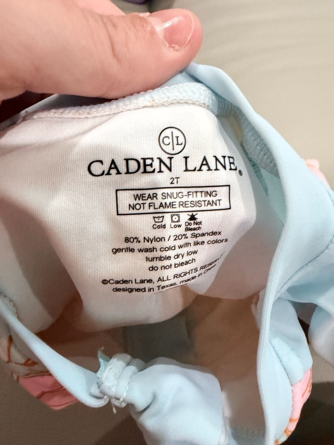 Caden Lane Seashell Swimsuit Bathing Suit 2
