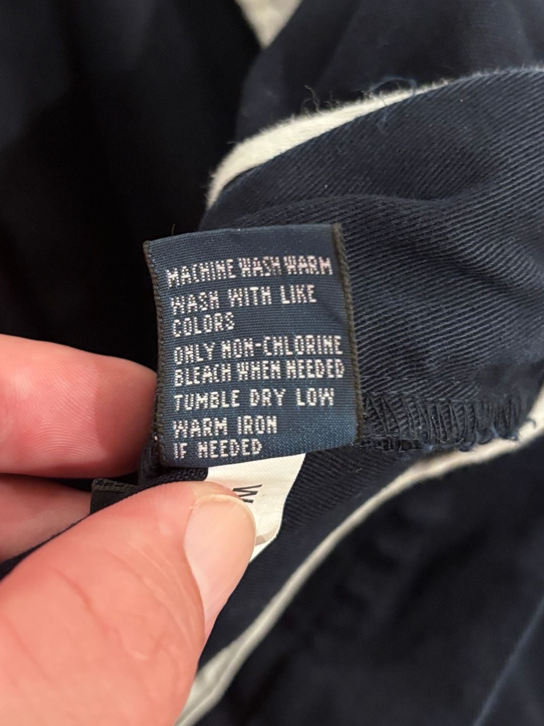 Vintage 90s Polo Ralph Lauren Andrew Short Mens 35 Navy Blue Pleated Chino Short 7