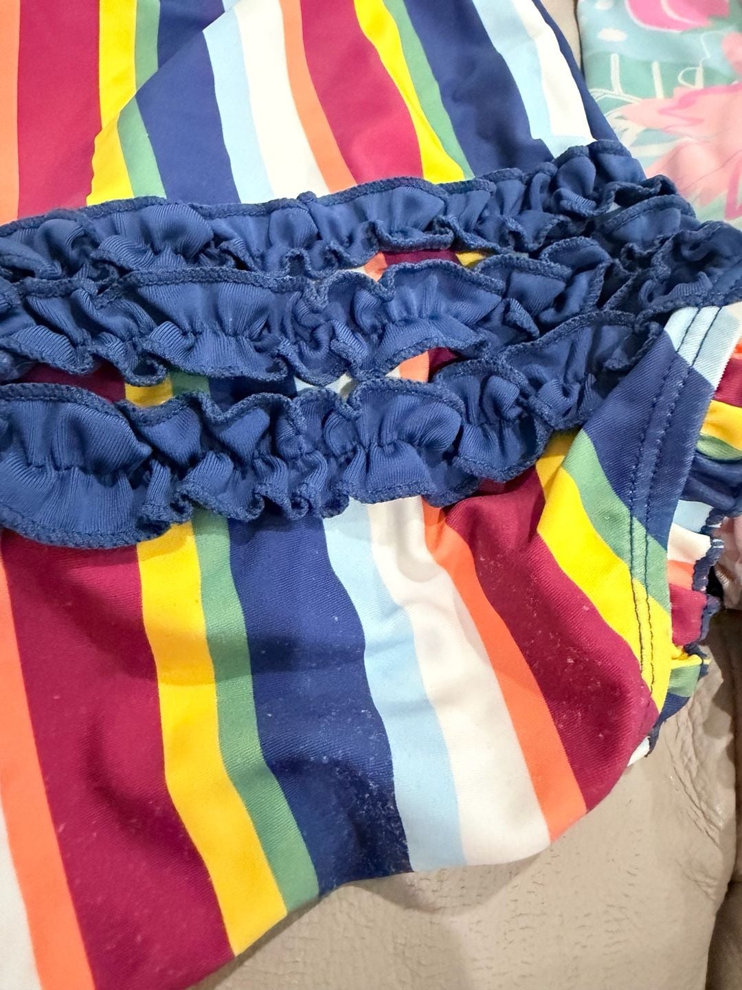 Rufflebutts Swimsuit Rashguard One Piece Baby 18/24m 2