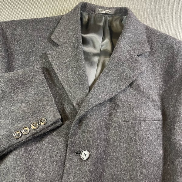 John Clarendon Gray Wool Blazer Jacket,  size 40R