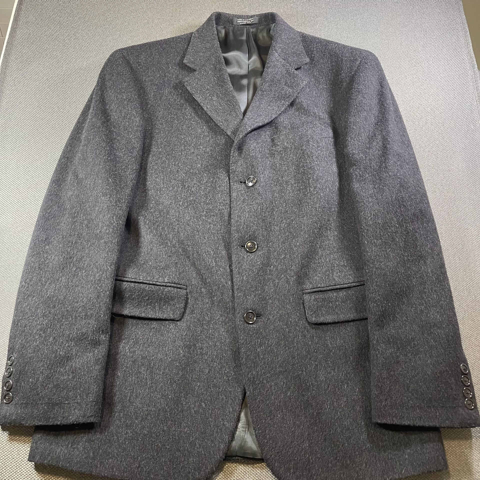 John Clarendon Gray Wool Blazer Jacket, size 40R 4