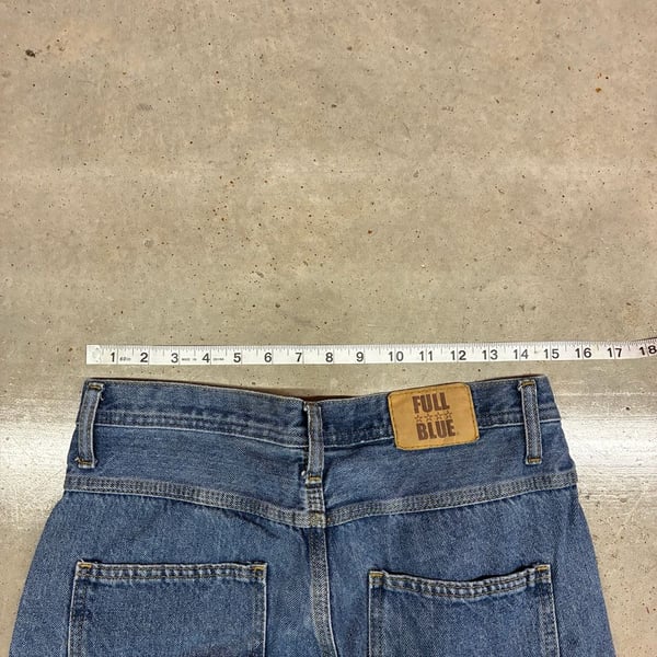 Full Blue Carpenter Jeans 32x32 Blue Denim Workwear