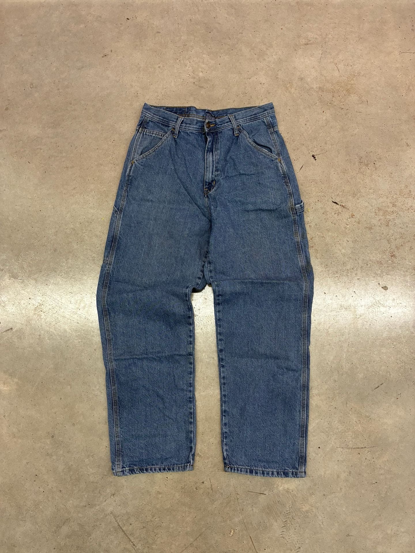 Full Blue Carpenter Jeans 32x32 Blue Denim Workwear 3