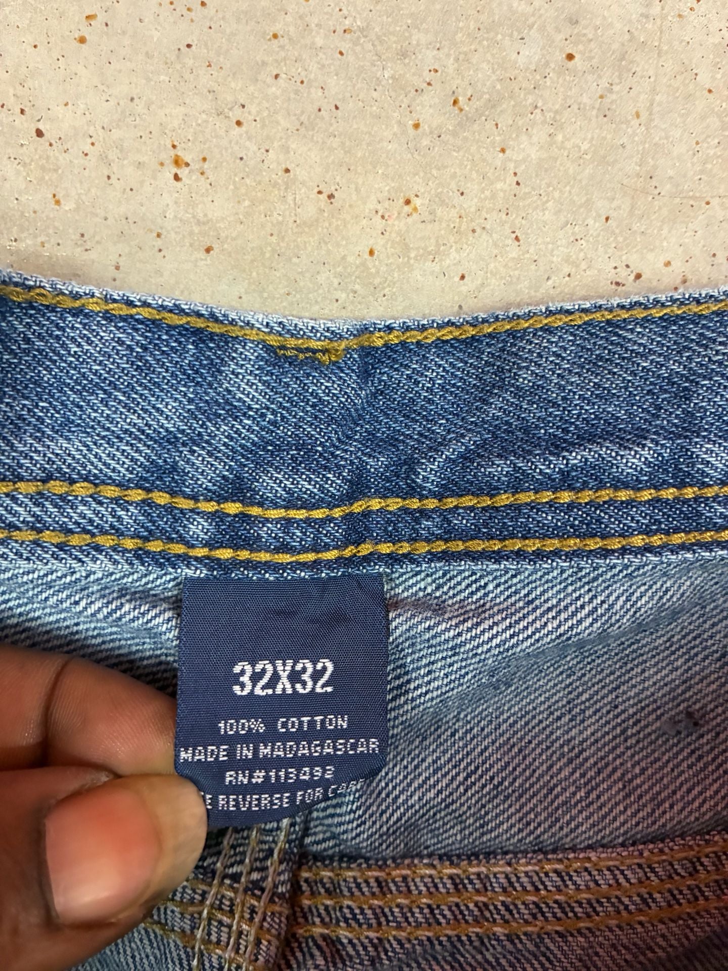 Full Blue Carpenter Jeans 32x32 Blue Denim Workwear 5