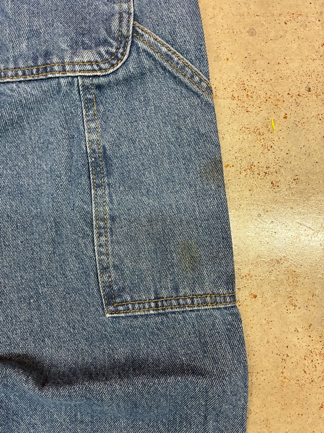 Full Blue Carpenter Jeans 32x32 Blue Denim Workwear 6