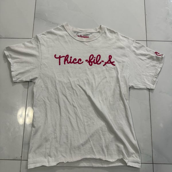 Flexliving Thicc-fil-A T-Shirt  White