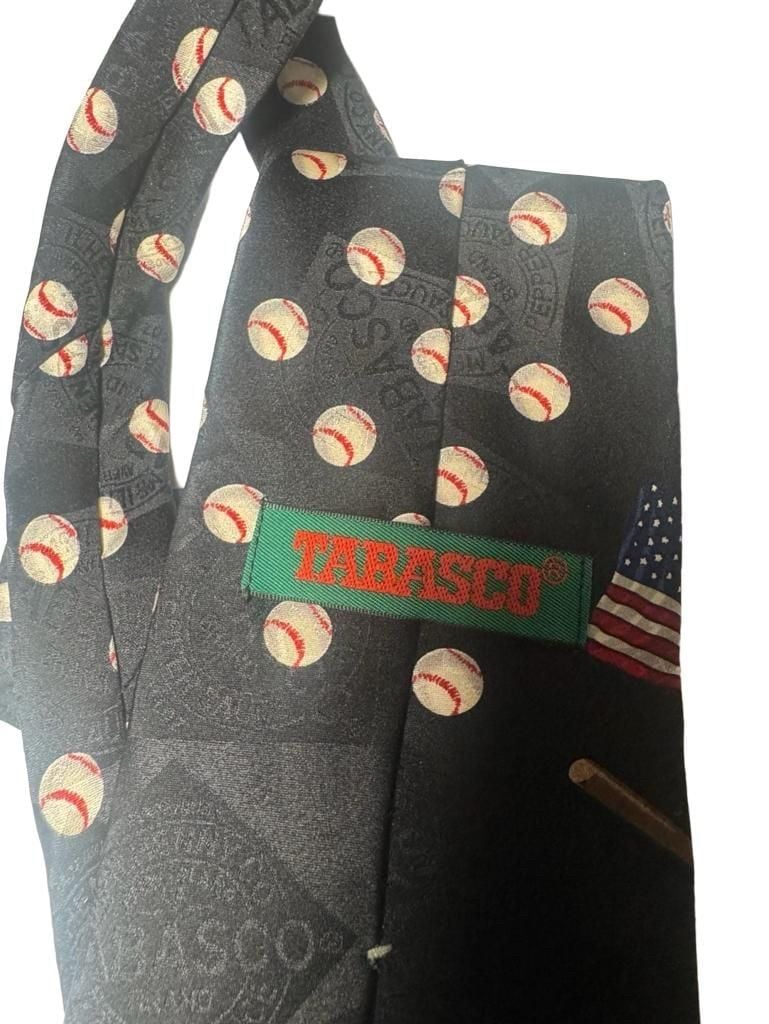 Tabasco Baseball Silk Novelty Necktie 7
