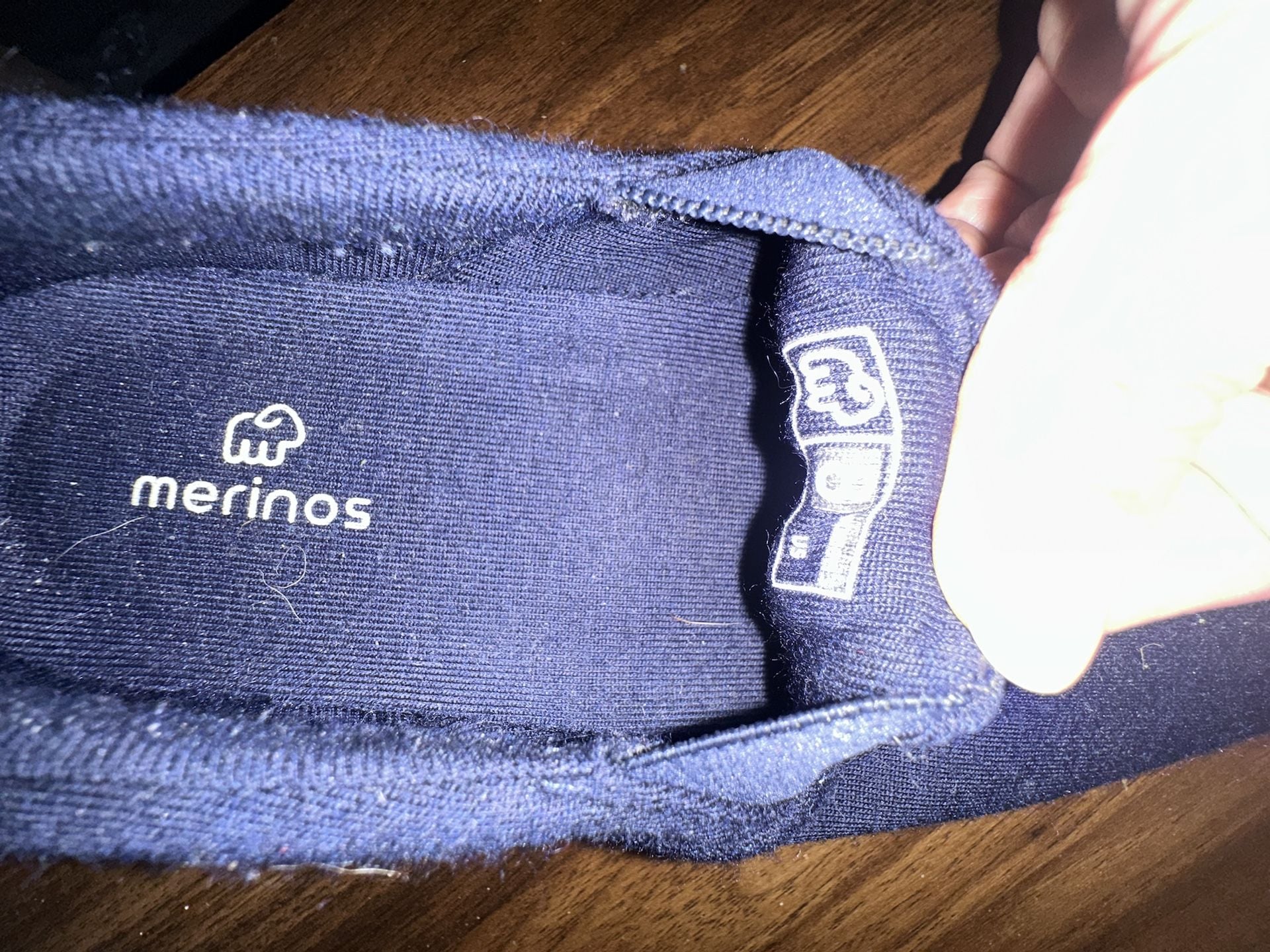 Merinos Women's Slip On Navy with Navy Sole - Size 6 - .com 7