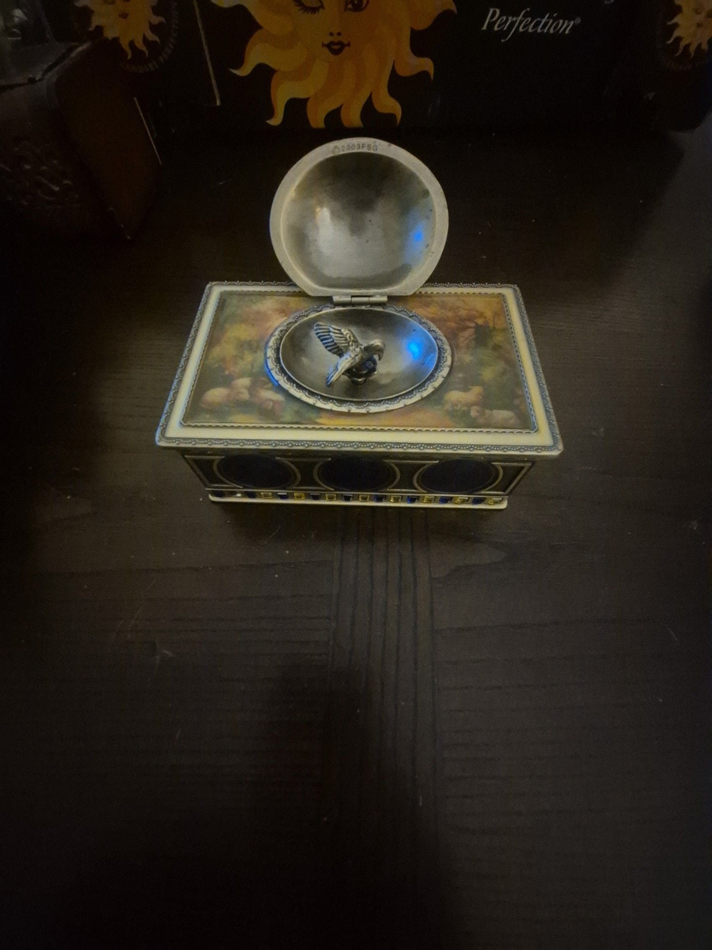 2003FSG Singing Bird Music Box Mechanical Automaton Figurine 7