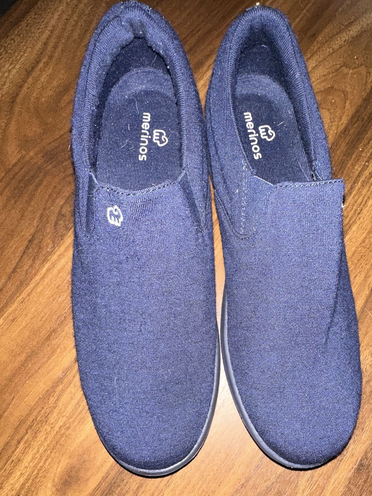Merinos Women's Slip On Navy with Navy Sole - Size 6 - .com 2