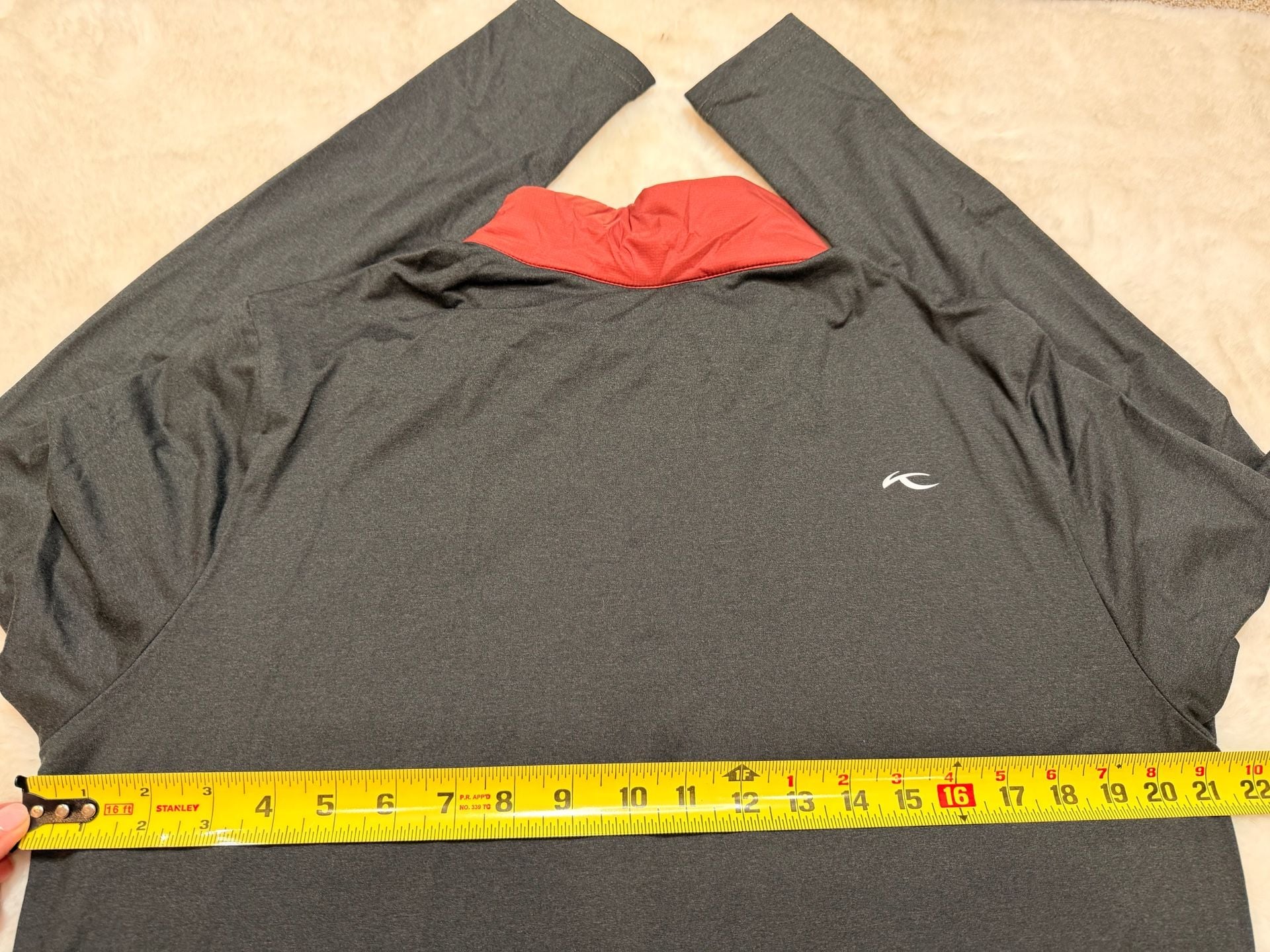 KJUS Men's Red Gray Retention Jacket Size Large Regular Fit 10