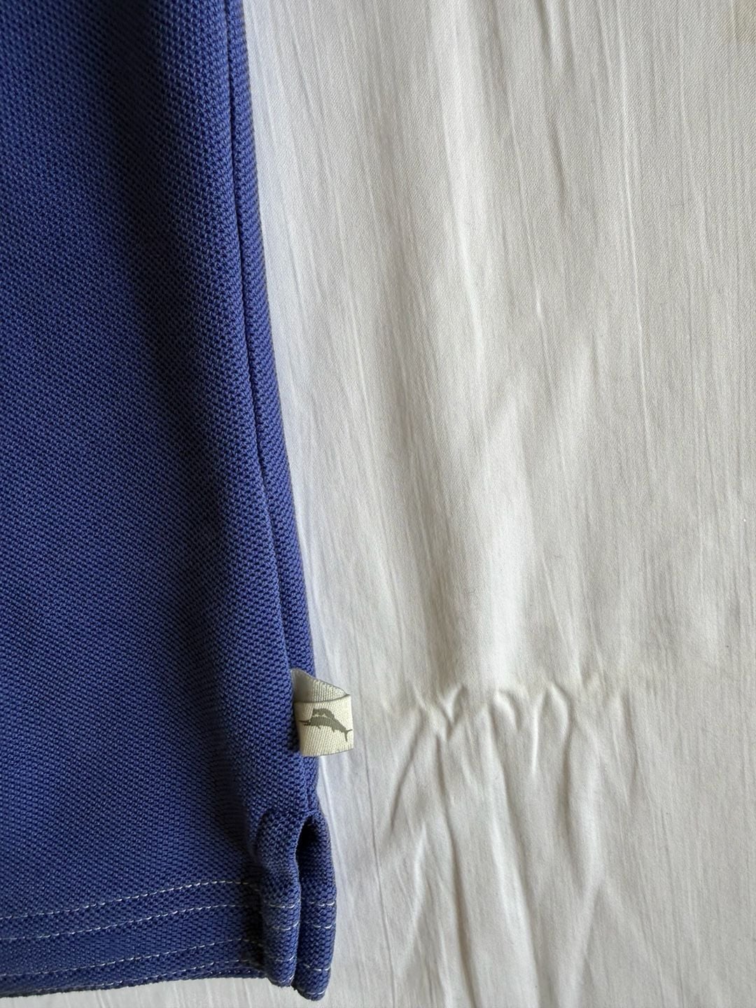 Tommy Bahama Polo Shirt Size XL Blue Supima Cotton Short Sleeve Marlin Logo 8